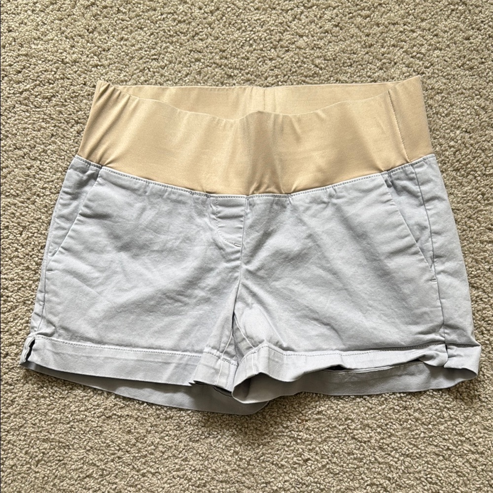 LOFT Maternity Light Blue Short (Size:4)